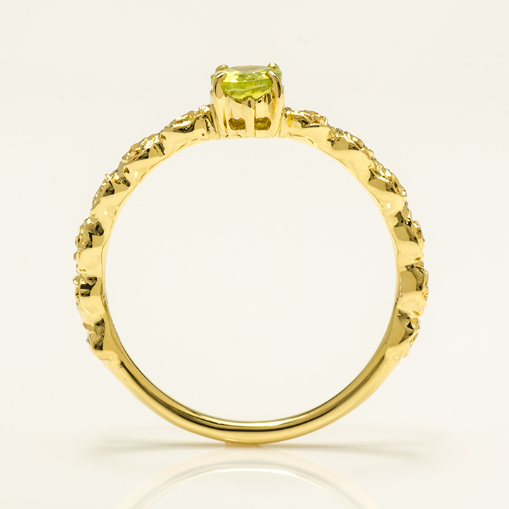 umu -アム- FINE JEWELRY STUIDIOK18 スフェーン バラモチーフ リング 「rosa」rg1335_s.jpg