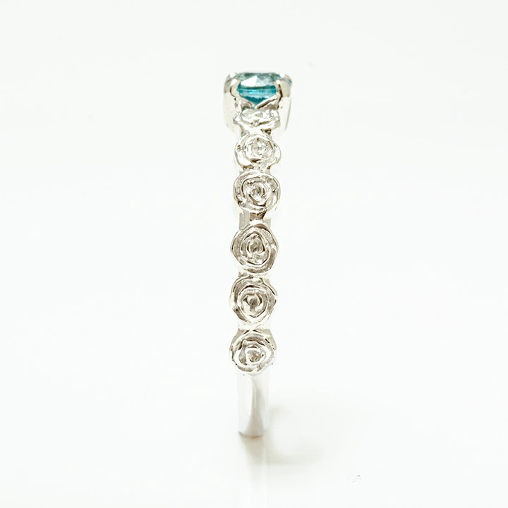 umu -アム- FINE JEWELRY STUIDIOブルージルコン バラモチーフ リング 「rosa」rg1336_y.jpg