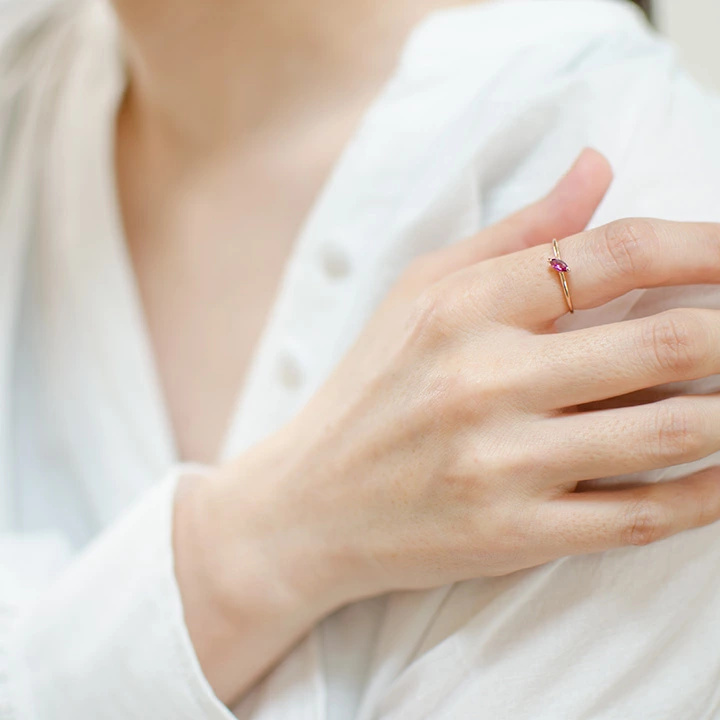umu -アム- FINE JEWELRY STUIDIOマーキス ロードライトガーネット リング 「minuto」rg1337_i3.jpg