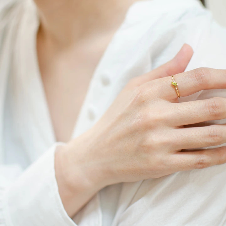 umu -アム- FINE JEWELRY STUIDIOマーキス ペリドット リング 「minuto」rg1338_i3.jpg