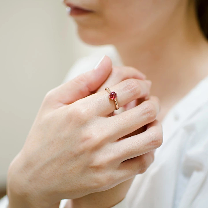 umu -アム- FINE JEWELRY STUIDIOカボション ガーネット リングrg1342_i2.jpg