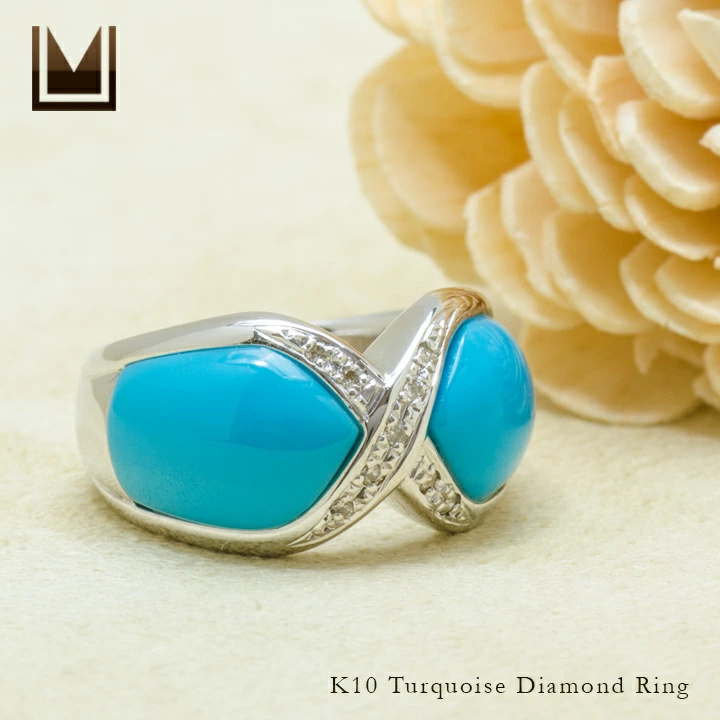 umu -アム- FINE JEWELRY STUIDIOターコイズ ダイヤモンド リングrg1347_1.jpg