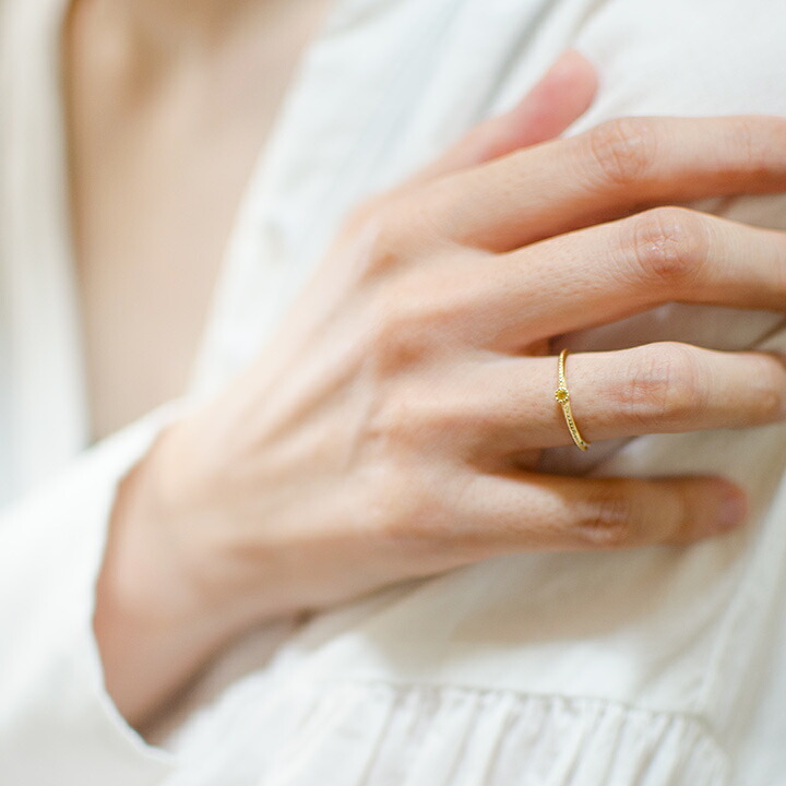 umu -アム- FINE JEWELRY STUIDIOイエローベリル リング 「semino」rg1352_i3.jpg