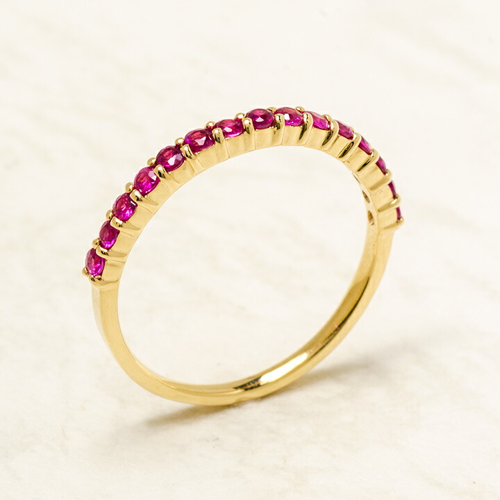 umu -アム- FINE JEWELRY STUIDIOK18 ルビー エタニティリング 「fila」rg1354_kanban2.jpg