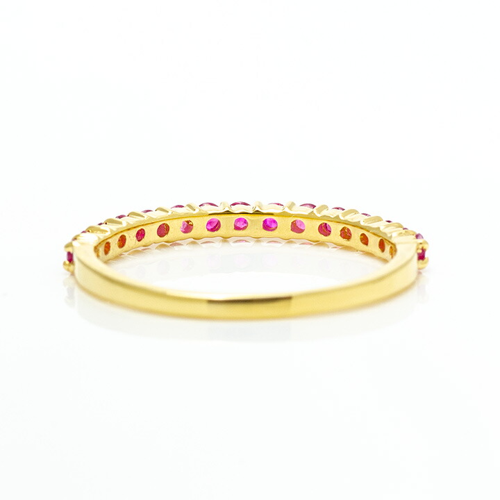 umu -アム- FINE JEWELRY STUIDIOK18 ルビー エタニティリング 「fila」rg1354_u.jpg