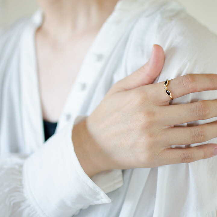 umu -アム- FINE JEWELRY STUIDIOK10 スモーキークォーツ ダイヤモンド リング 「aliare」rg1356_i3.jpg