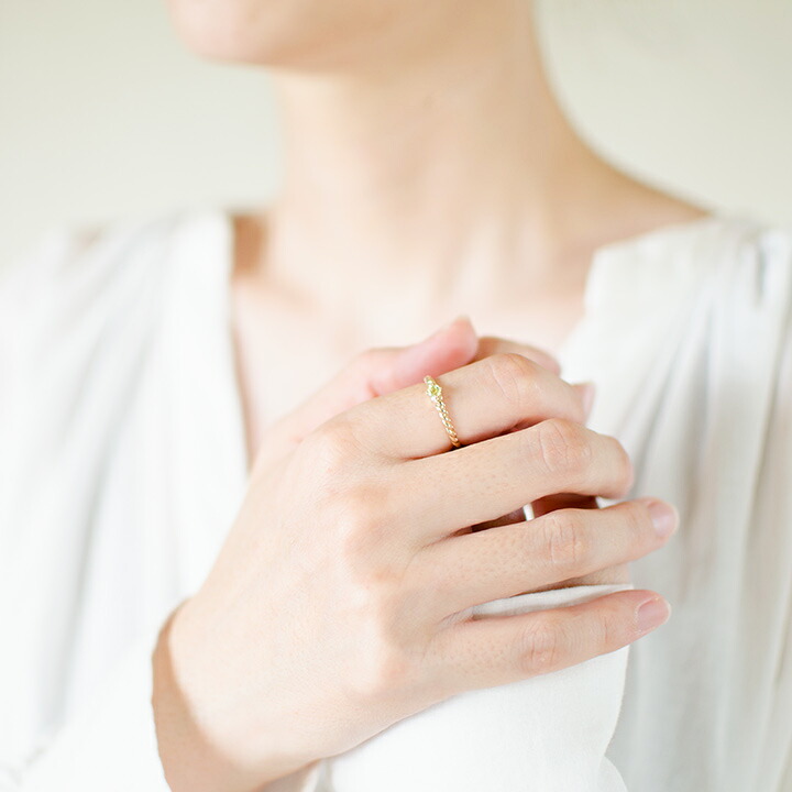 umu -アム- FINE JEWELRY STUIDIOK10 ペリドット リングrg1358_i2.jpg