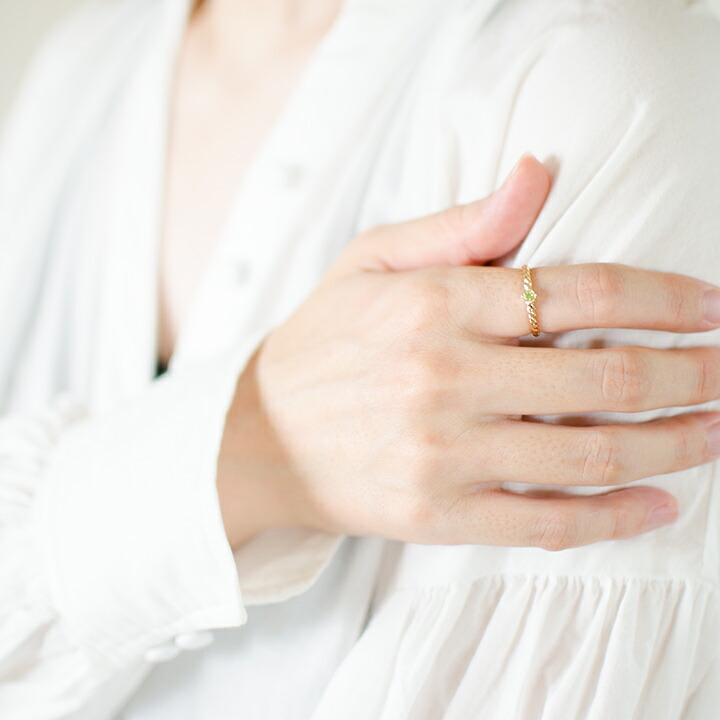 umu -アム- FINE JEWELRY STUIDIOK10 ペリドット リングrg1358_i3.jpg