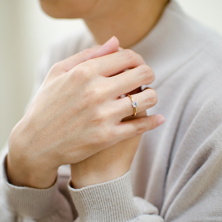 umu -アム- FINE JEWELRY STUIDIOK18/PT900コンビネーション グランディディエライト ダイヤ リング 「notte」rg1361_i2.jpg