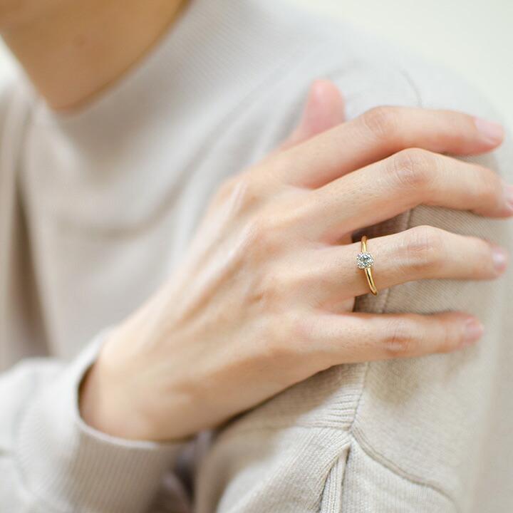 umu -アム- FINE JEWELRY STUIDIOK18/PT900コンビネーション グランディディエライト ダイヤ リング 「notte」rg1361_i3.jpg