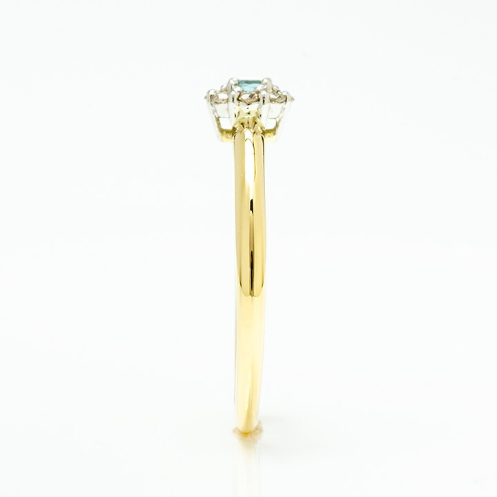 umu -アム- FINE JEWELRY STUIDIOK18/PT900コンビネーション グランディディエライト ダイヤ リング 「notte」rg1361_y.jpg