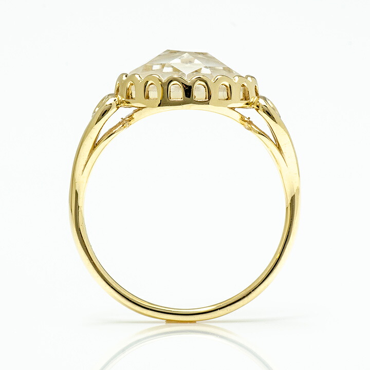 umu -アム- FINE JEWELRY STUIDIOK10 ホワイトシェル＆クリスタル リング 「doma」rg1363_s.jpg