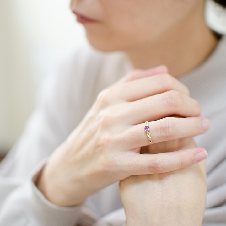 umu -アム- FINE JEWELRY STUIDIOアメシスト リング 「celeste」rg1365_i2.jpg