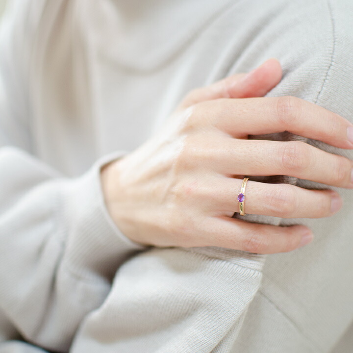 umu -アム- FINE JEWELRY STUIDIOアメシスト リング 「celeste」rg1365_i3.jpg