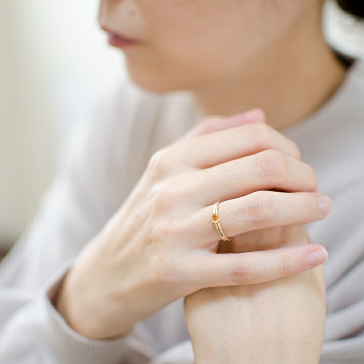 umu -アム- FINE JEWELRY STUIDIOシトリン リング 「celeste」rg1367_i2.jpg