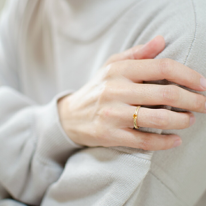 umu -アム- FINE JEWELRY STUIDIOシトリン リング 「celeste」rg1367_i3.jpg