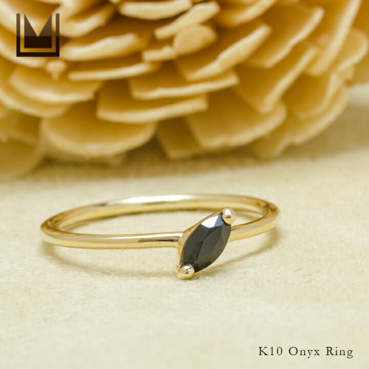 umu -アム- FINE JEWELRY STUIDIOマーキス オニキス リング 「minuto」rg1368_1.jpg