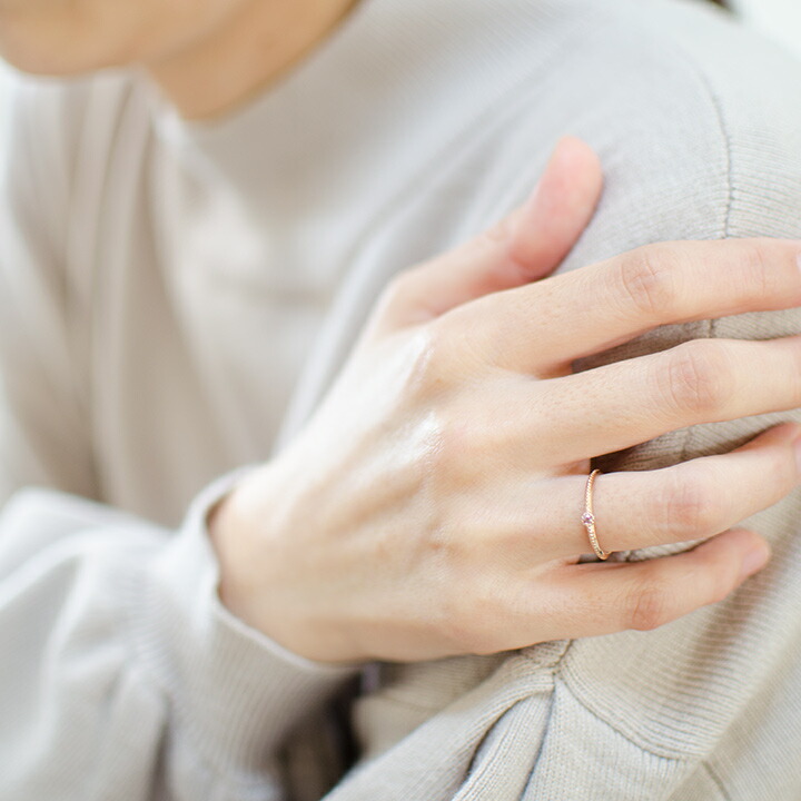 umu -アム- FINE JEWELRY STUIDIOシャンパンガーネット リング 「semino」rg1369_i3.jpg