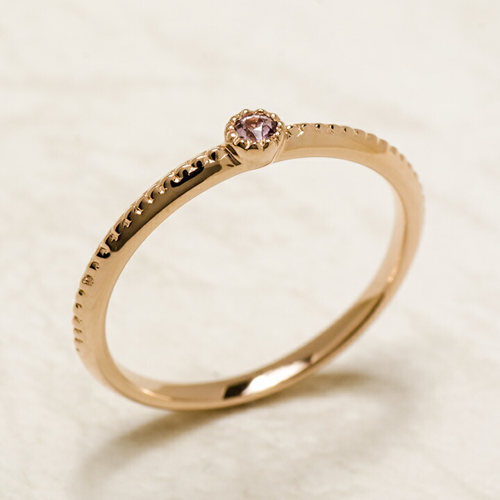 umu -アム- FINE JEWELRY STUIDIOシャンパンガーネット リング 「semino」rg1369_kanban2.jpg