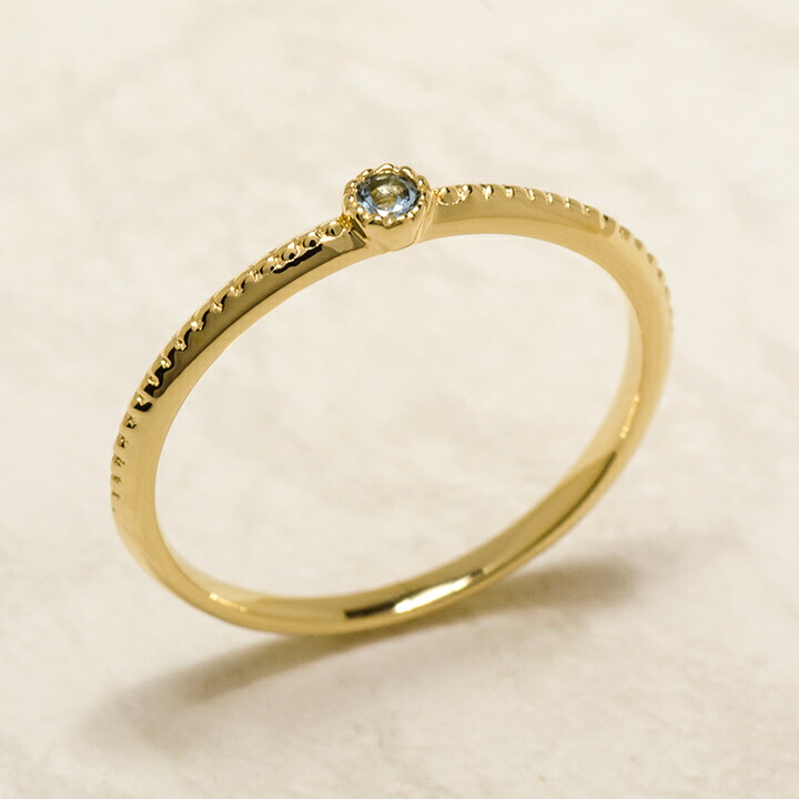 umu -アム- FINE JEWELRY STUIDIOサンタマリアアクアマリン リング 「semino」rg1371_kanban2.jpg