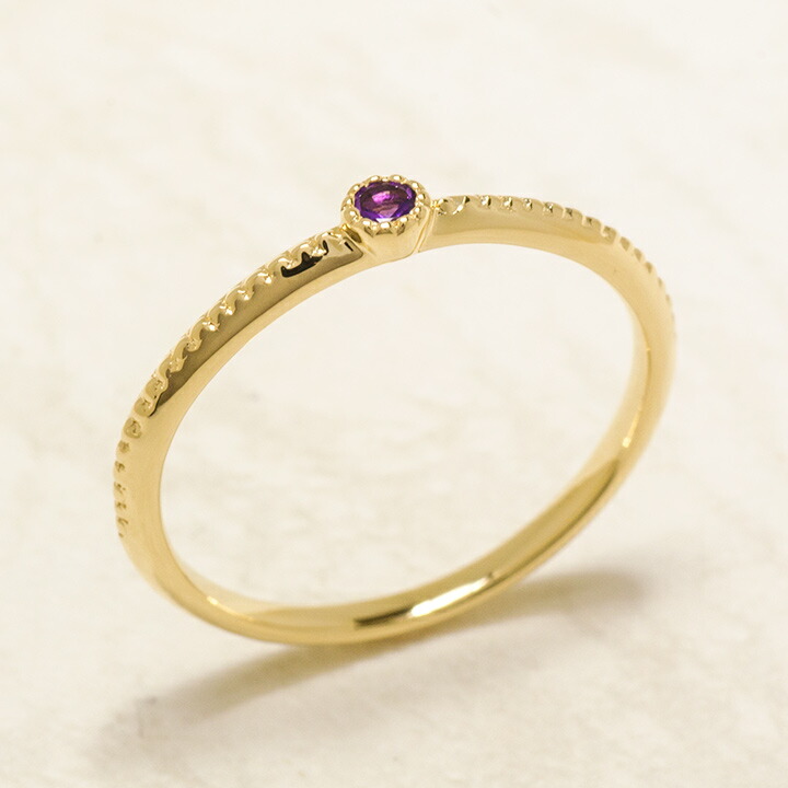 umu -アム- FINE JEWELRY STUIDIOアメシスト リング 「semino」rg1372_kanban2.jpg