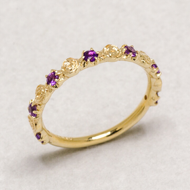 umu -アム- FINE JEWELRY STUIDIOアメシスト ローズ リング 「rosa」rg1377_kanban2.jpg