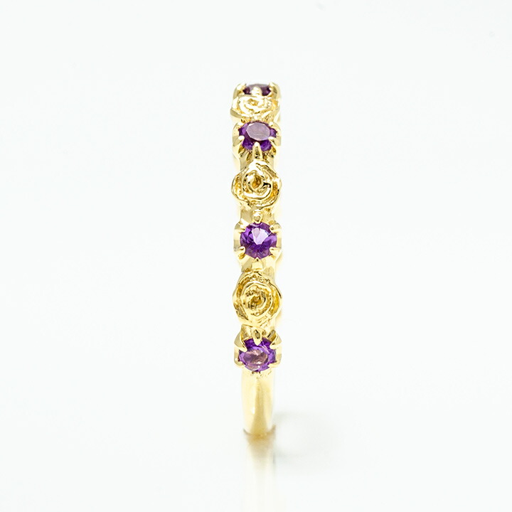 umu -アム- FINE JEWELRY STUIDIOアメシスト ローズ リング 「rosa」rg1377_y.jpg