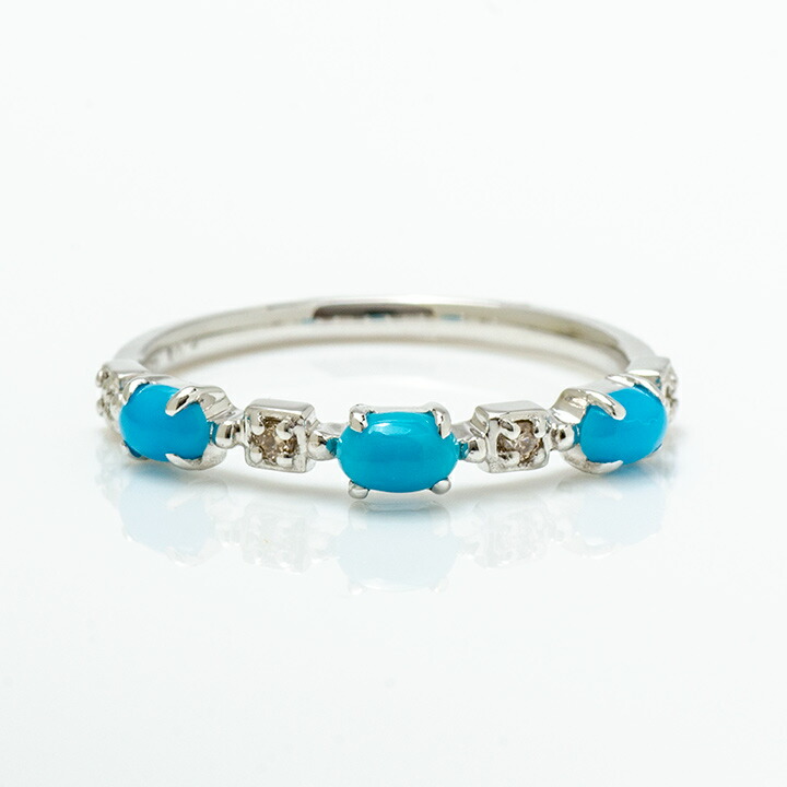 umu -アム- FINE JEWELRY STUIDIOターコイズ ダイヤモンド リング 「purezza」rg1378_m.jpg