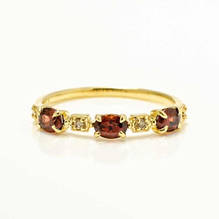 umu -アム- FINE JEWELRY STUIDIOガーネット ダイヤモンド リング 「purezza」rg1379_m.jpg