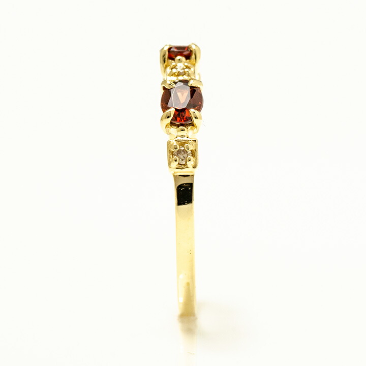 umu -アム- FINE JEWELRY STUIDIOガーネット ダイヤモンド リング 「purezza」rg1379_y.jpg