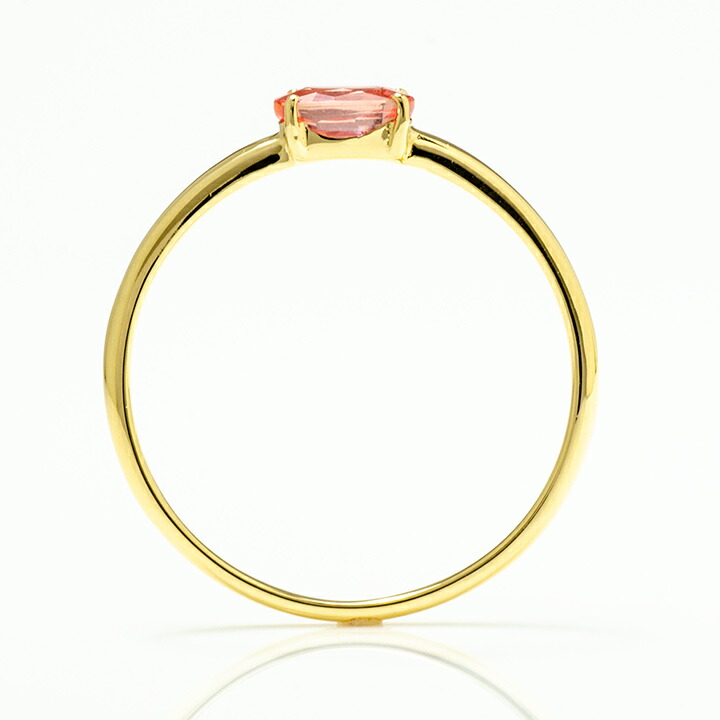 umu -アム- FINE JEWELRY STUIDIOピンキッシュオレンジサファイア リング 「snello」rg1381_s.jpg