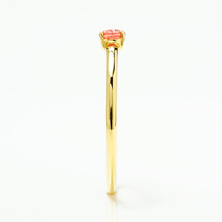 umu -アム- FINE JEWELRY STUIDIOピンキッシュオレンジサファイア リング 「snello」rg1381_y.jpg
