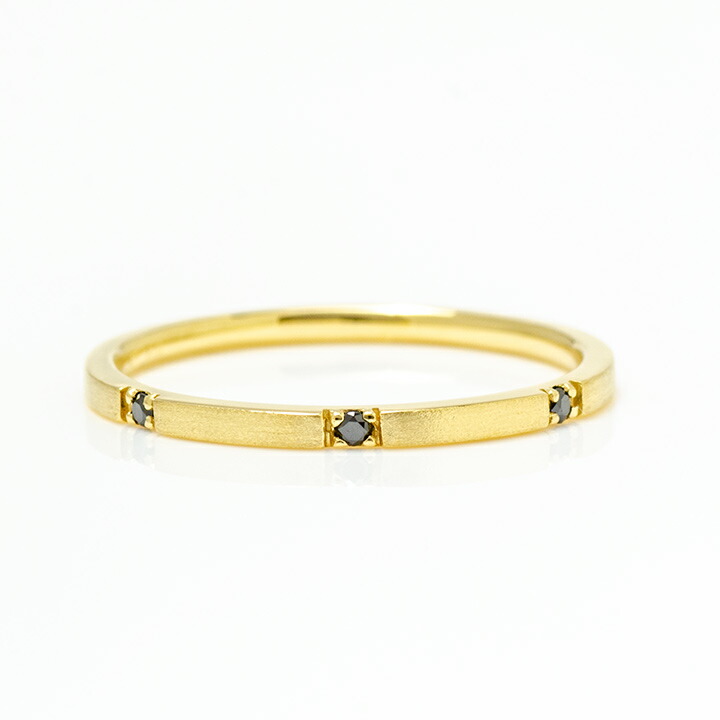 umu -アム- FINE JEWELRY STUIDIOブラックダイヤモンド コーディネート リング 「acuto」rg1384_m.jpg