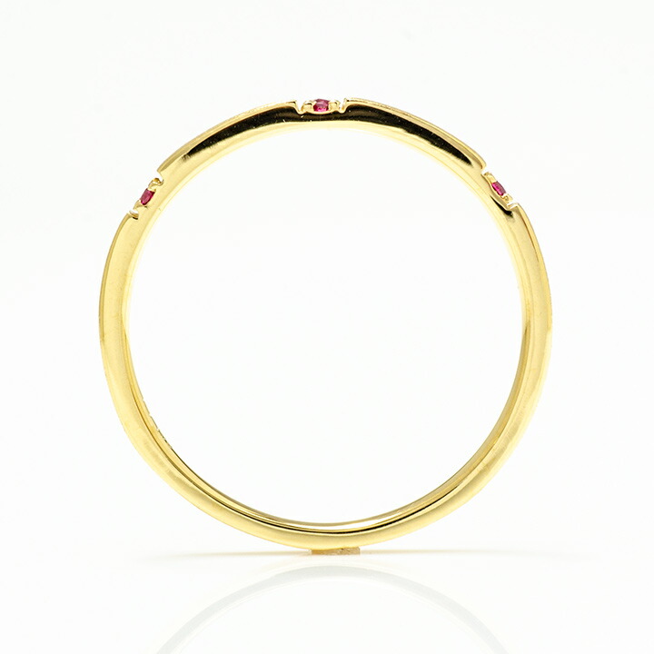 umu -アム- FINE JEWELRY STUIDIOルビー コーディネート リング 「acuto」rg1385_s.jpg