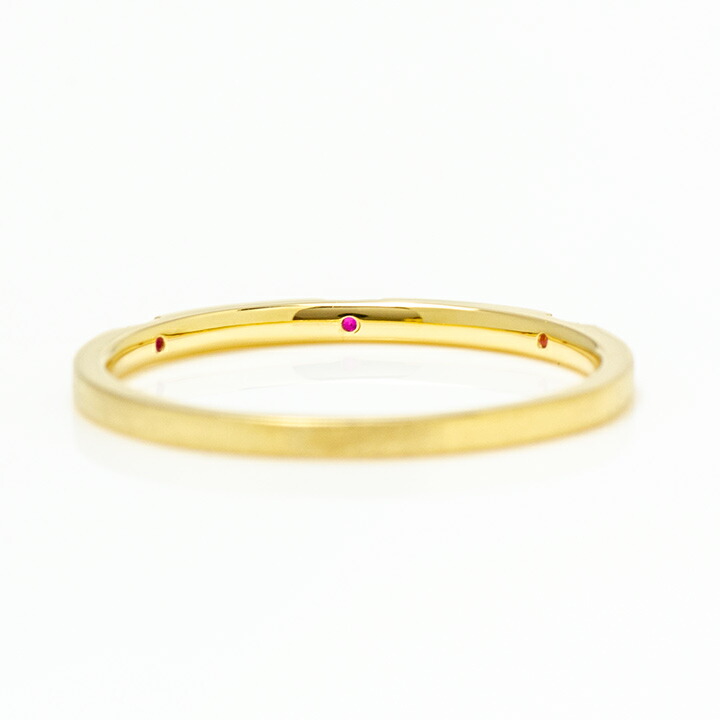 umu -アム- FINE JEWELRY STUIDIOルビー コーディネート リング 「acuto」rg1385_u.jpg