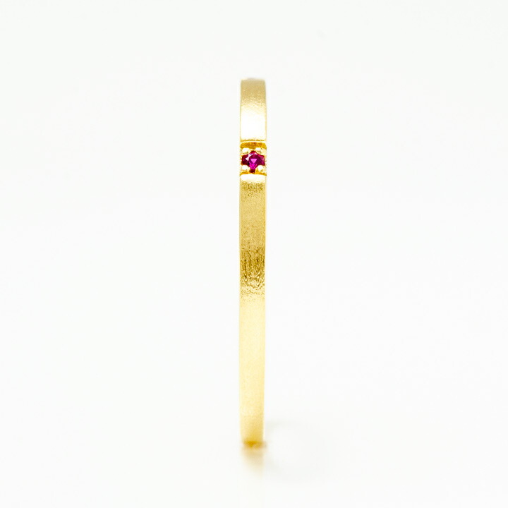 umu -アム- FINE JEWELRY STUIDIOルビー コーディネート リング 「acuto」rg1385_y.jpg