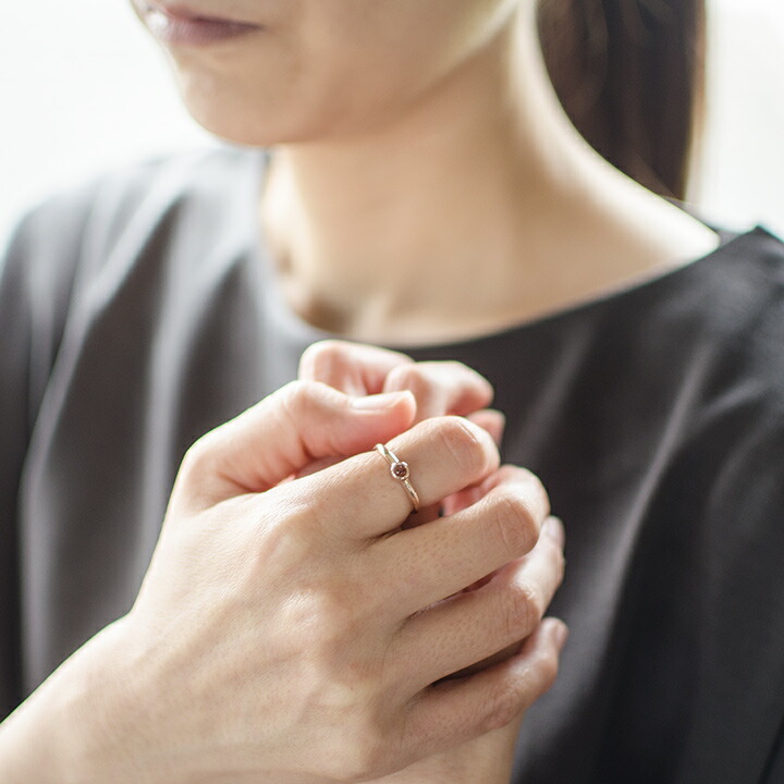 umu -アム- FINE JEWELRY STUIDIOストロベリークォーツ ムーンストーン リングrg1388_i2.jpg