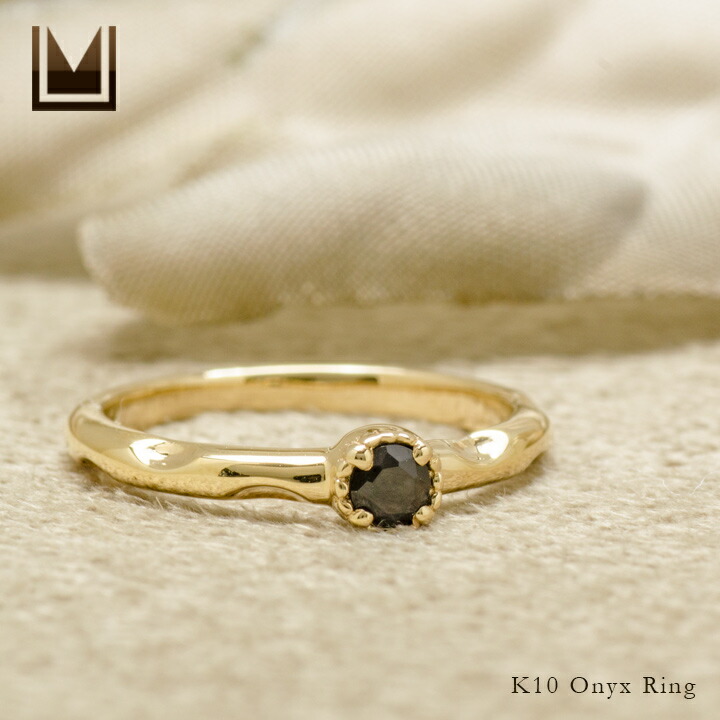 umu -アム- FINE JEWELRY STUIDIOオニキス リング 「fossetta」rg1394_1.jpg