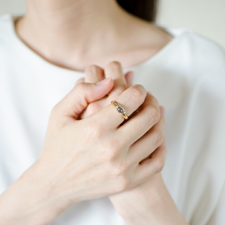 umu -アム- FINE JEWELRY STUIDIOシリマナイトキャッツアイ リング 「aerino」rg1395_i2.jpg