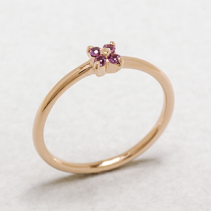 umu -アム- FINE JEWELRY STUIDIOロードライトガーネット フラワーモチーフ リング 「arte」rg1398_kanban2.jpg