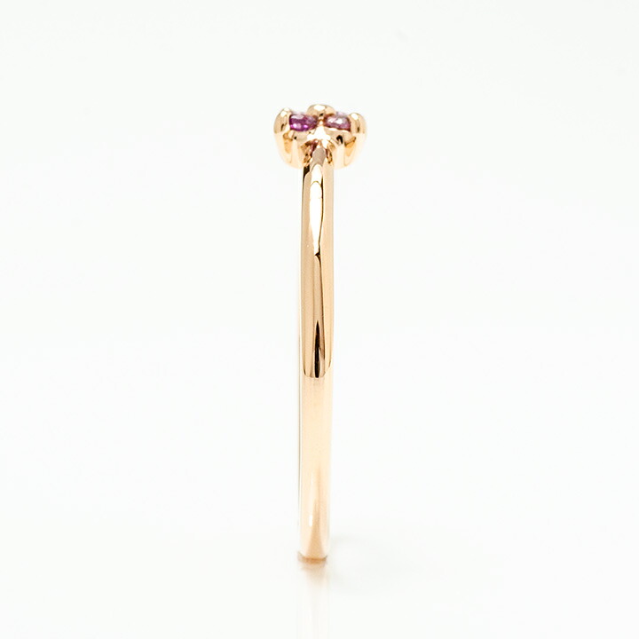 umu -アム- FINE JEWELRY STUIDIOロードライトガーネット フラワーモチーフ リング 「arte」rg1398_y.jpg
