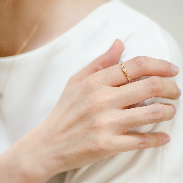 umu -アム- FINE JEWELRY STUIDIOマーキス ブルームーンストーン ダイヤモンド リングrg1401_i3.jpg