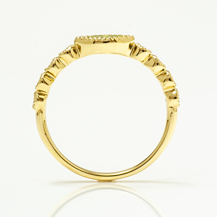 umu -アム- FINE JEWELRY STUIDIOマーキス ペリドット ダイヤモンド リングrg1402_s.jpg