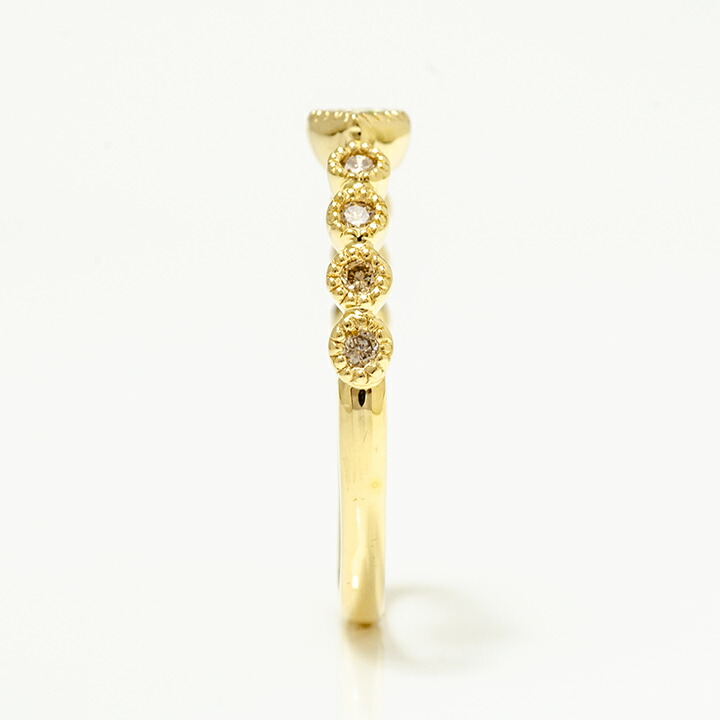 umu -アム- FINE JEWELRY STUIDIOマーキス ピンクトルマリン ダイヤモンド リングrg1403_y.jpg