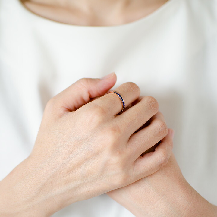 umu -アム- FINE JEWELRY STUIDIOブルーサファイア エタニティリングrg1406_i2.jpg