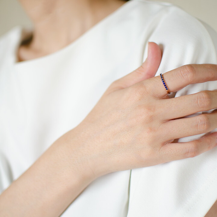 umu -アム- FINE JEWELRY STUIDIOブルーサファイア エタニティリングrg1406_i3.jpg