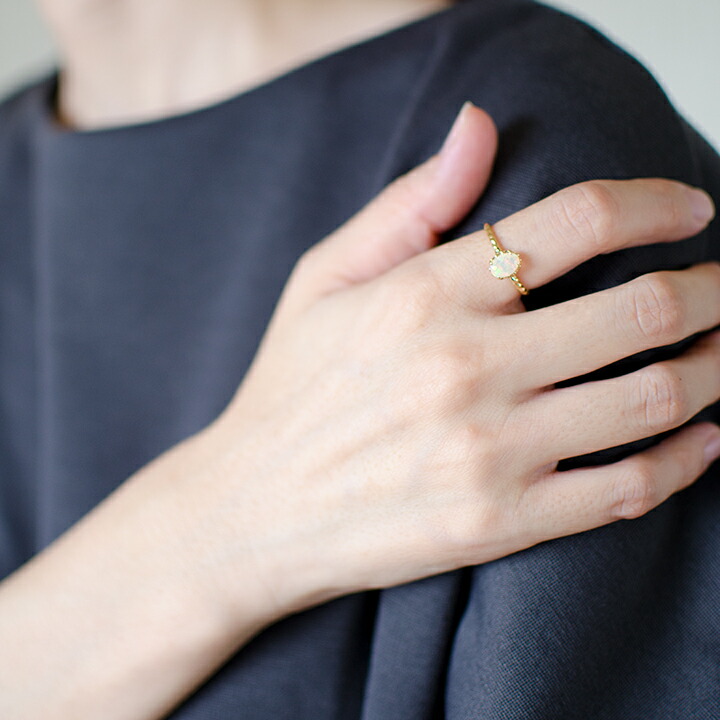 umu -アム- FINE JEWELRY STUIDIOライトオパール リング 「fresco」rg1407_i3.jpg