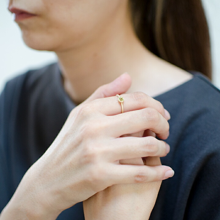 umu -アム- FINE JEWELRY STUIDIOペリドット リング 「levita」rg1415_i2.jpg
