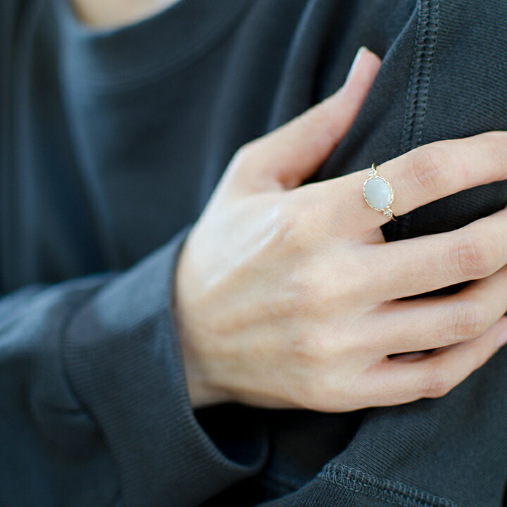 umu -アム- FINE JEWELRY STUIDIOホワイトオパール ダイヤモンド リングrg1420_i3.jpg
