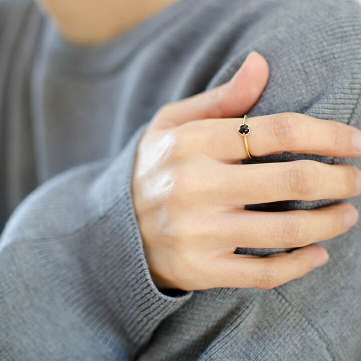 umu -アム- FINE JEWELRY STUIDIOカボション オニキス リング 「amaretto」rg1426_i3.jpg